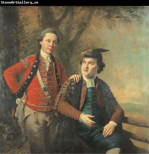 royal academy Double portrait of General Richard Wilford of the British Army and his contemporary Sir Levett Hanson